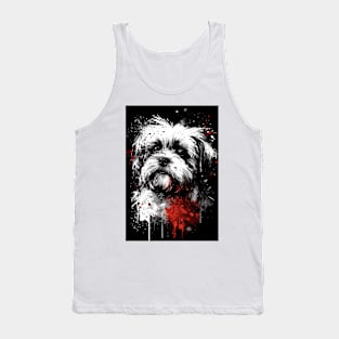 Maltese Dog Portrait Tank Top